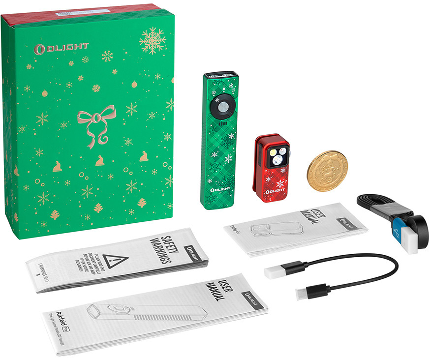 ᐈ Фонарь Olight Christmas Gift Box (Oclip Pro & Arkfeld Pro Class