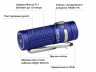 Ліхтар Olight Baton 4 Premium Regal Blue