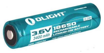 Акумуляторна батарея Olight. 18650 3.6V 3400 mAh