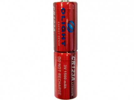 Комплект батарей Olight 2 шт CR123A 3.0V,1500mAh