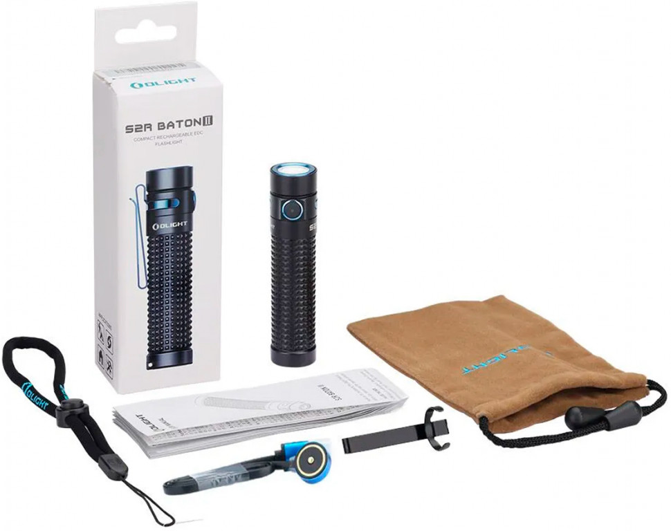 ᐈ Фонарь Olight S2R II Baton Black (23704229) - купить в