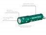 Ліхтар-брелок Olight I3E EOS Snowflake green