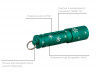 Ліхтар-брелок Olight I3E EOS Snowflake green